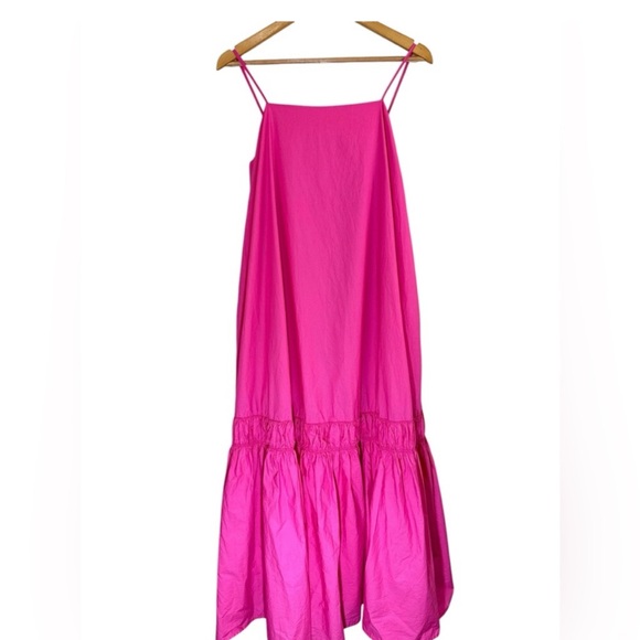 Banana Republic Vibrant Pink Maxi Dress - Picture 2 of 9